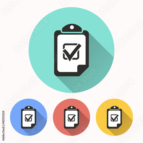 Free Download Checklist - vector icon. - GFXLoad