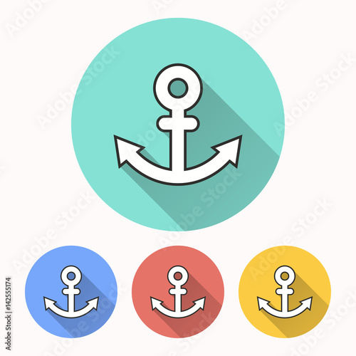 Anchor - vector icon.