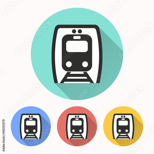 Metro - vector icon.