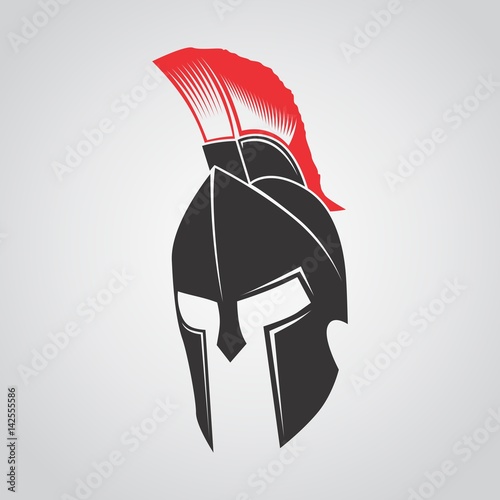 CARTOON MASCOT SPARTAN WARRIOR