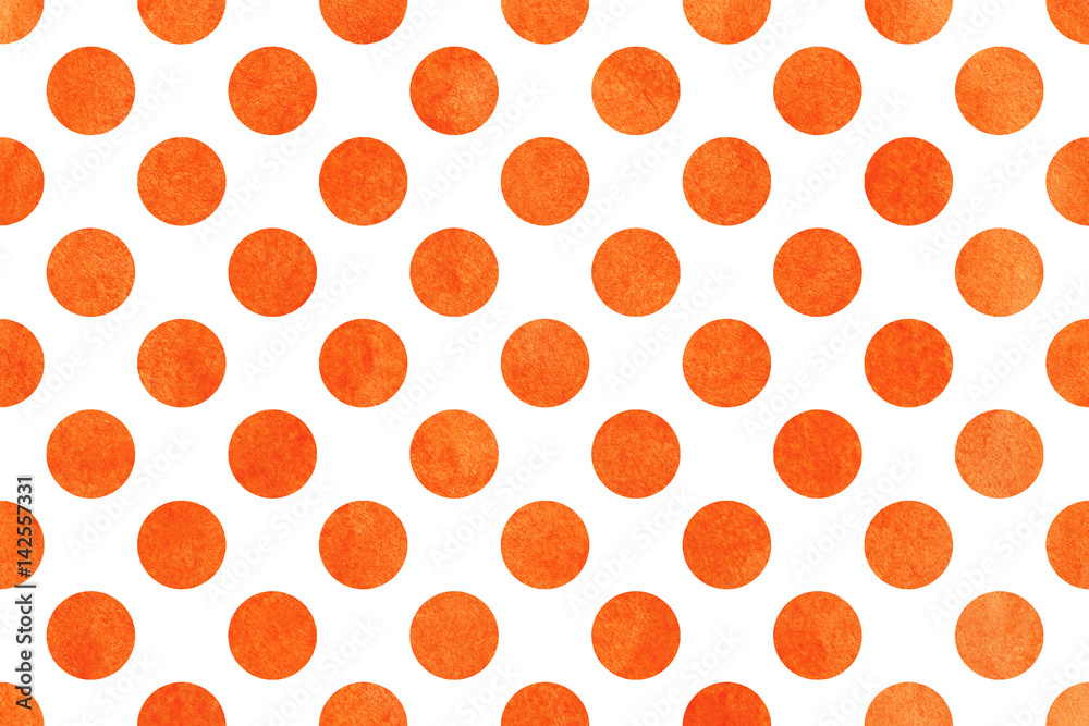 Watercolor polka dot background. Watercolor polka dot background.
