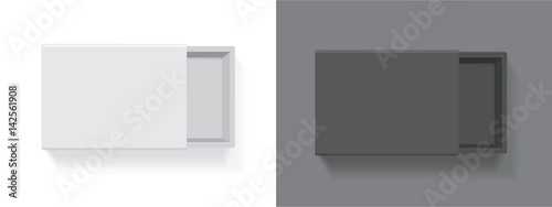 A box for your logo and design. It's easy to change colors. Mock Up. Vector EPS 10