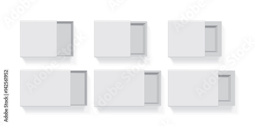 A box for your logo and design. It's easy to change colors. Mock Up. Vector EPS 10