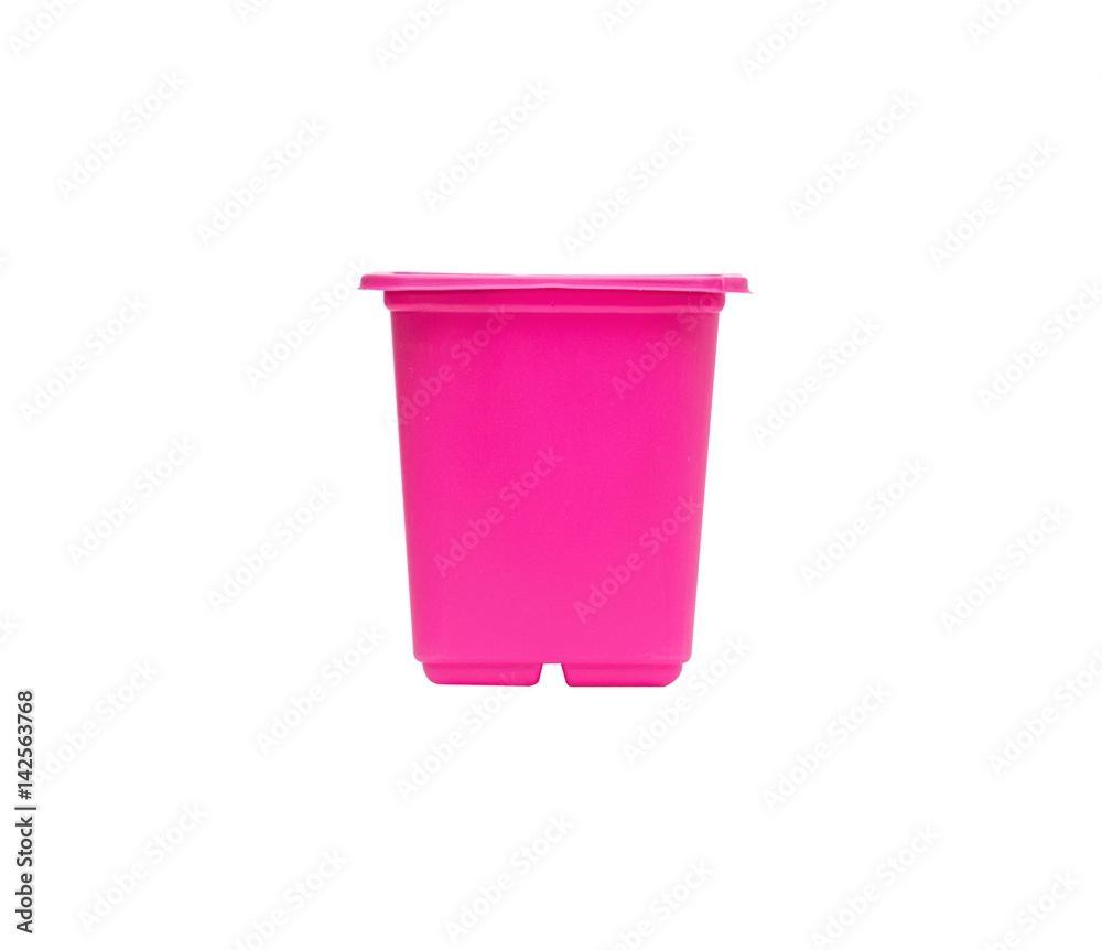 plastic container isolated on white background plastic container isolated on white background