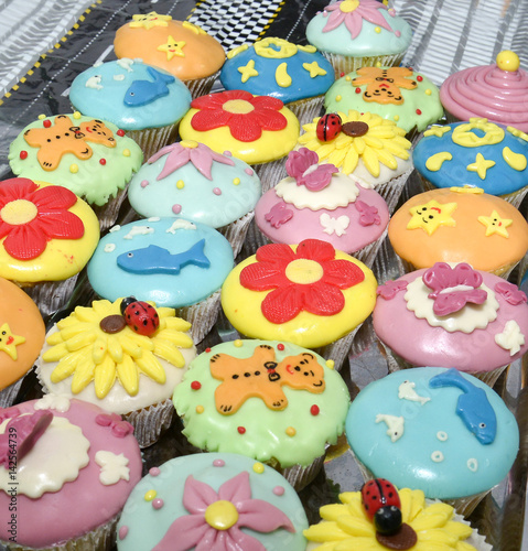 Sweet food . Cupcakes photo