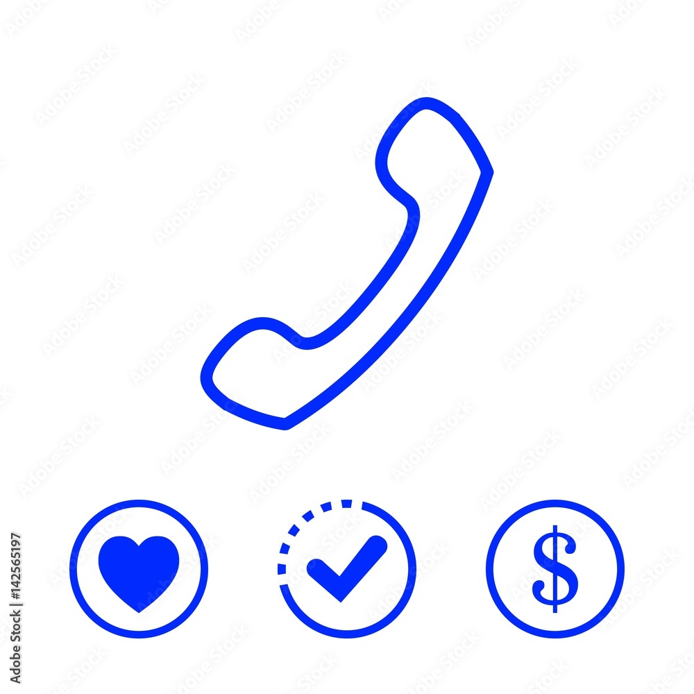 phone icon stock vector illustration flat design phone icon stock vector illustration flat design