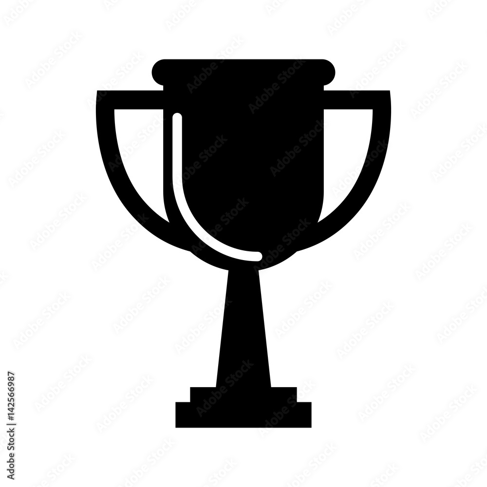 trophy cup isolated icon vector illustration design trophy cup isolated icon vector illustration design