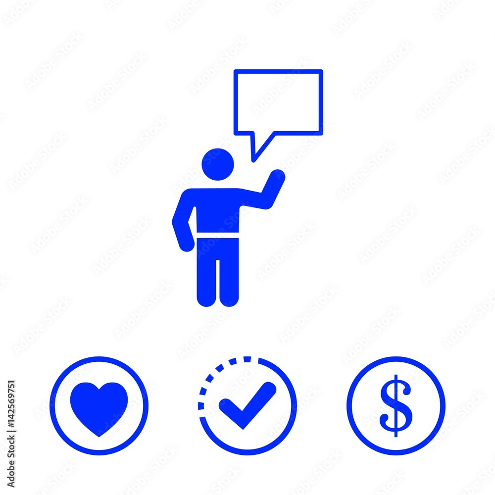 speaking of people, the chat icon stock vector illustration speaking of people, the chat icon stock vector illustration