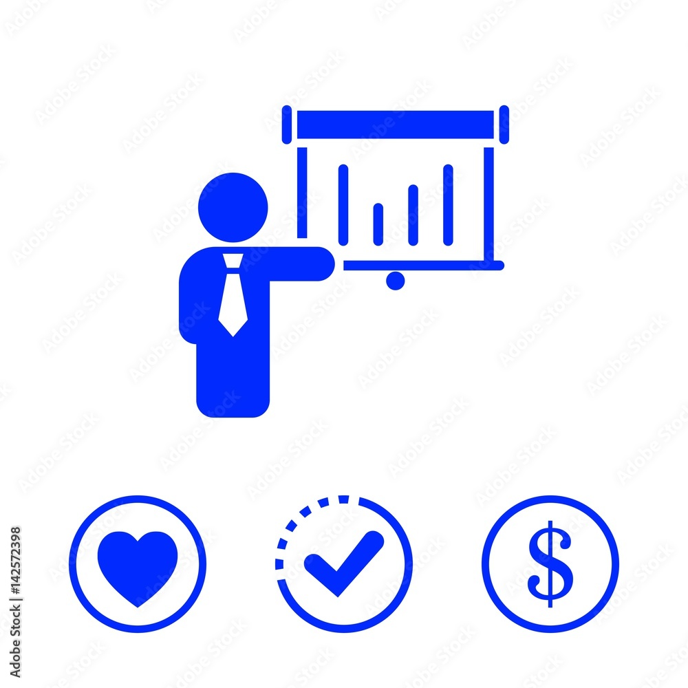 Man icon stock vector illustration flat design Man icon stock vector illustration flat design
