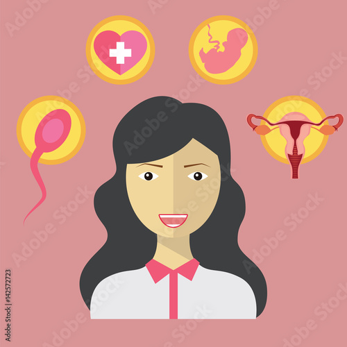 Obstetrician Conceptual Design, pregnancy icons
