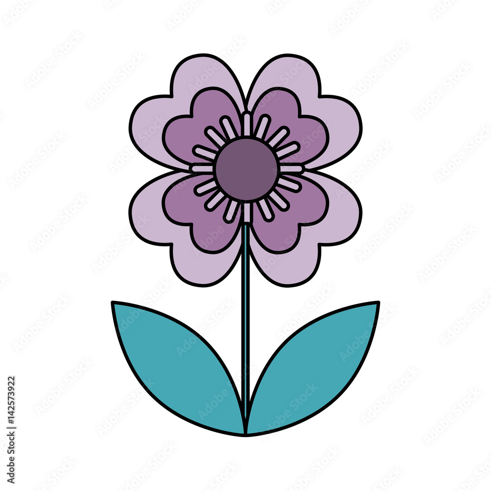cute flower isolated icon vector illustration design cute flower isolated icon vector illustration design