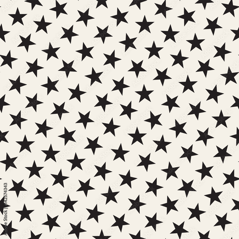 Trendy Texture With Scattered Geometric Shapes. Vector Seamless Pattern. Trendy Texture With Scattered Geometric Shapes. Vector Seamless Pattern.