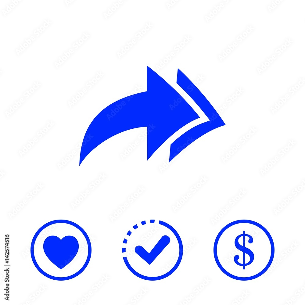 arrow icon stock vector illustration flat design arrow icon stock vector illustration flat design