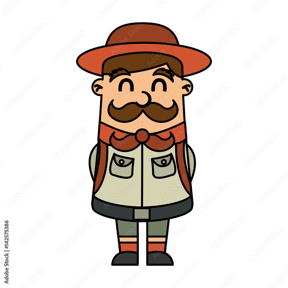 boy scout character icon vector illustration design boy scout character icon vector illustration design