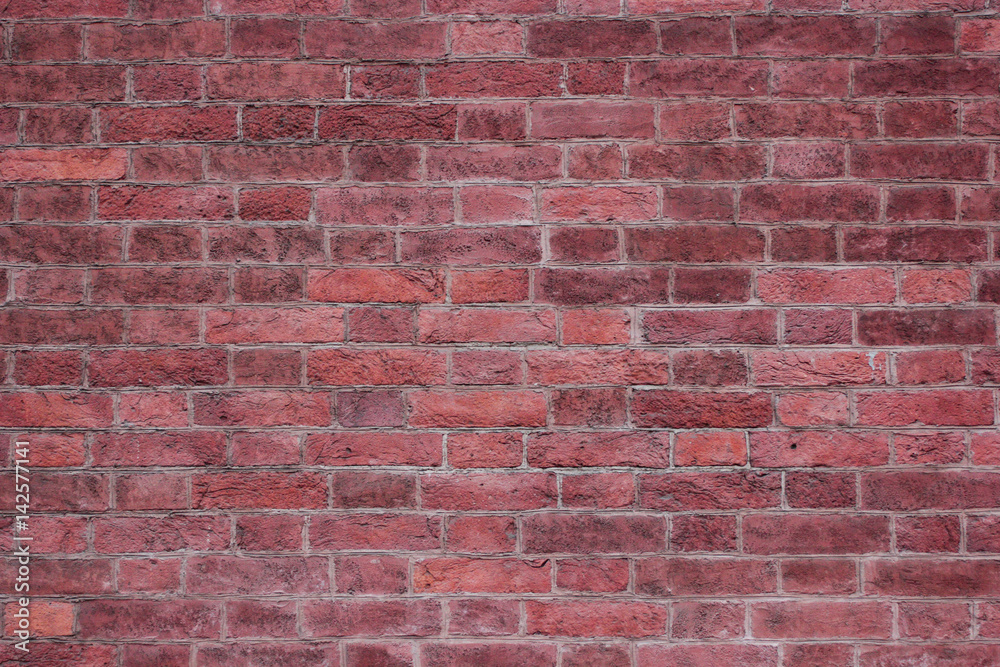 Obraz premium Red bricks texture background