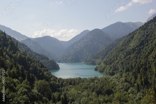 Ritsa lake in mountains of Abkhazia © Stepan