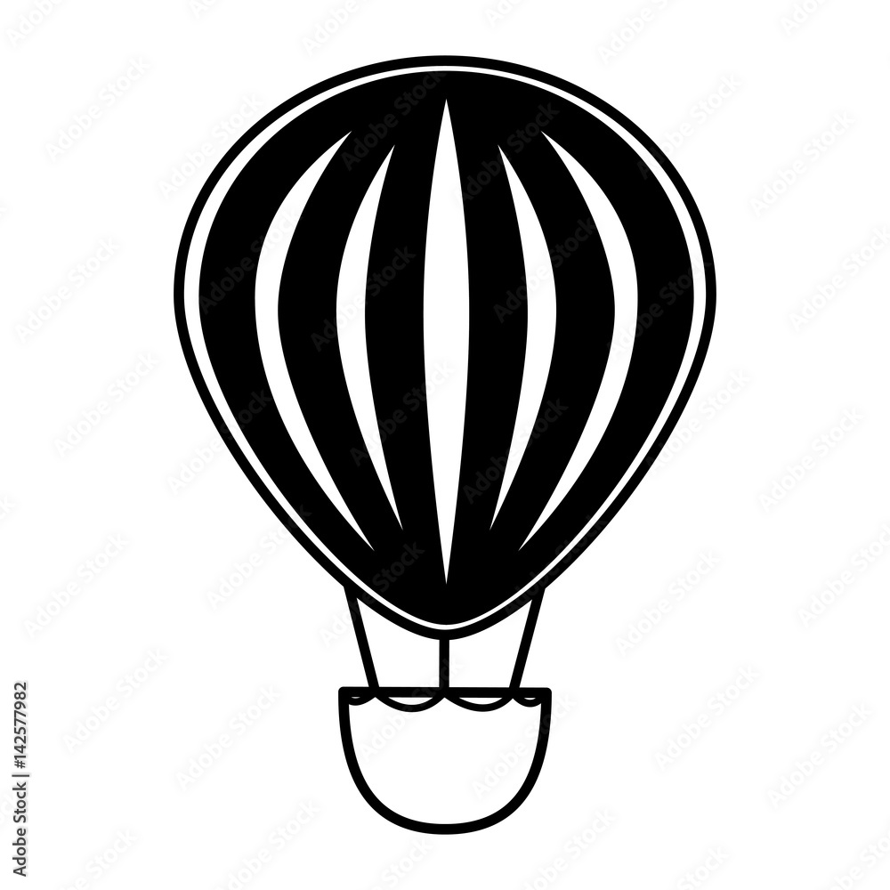 balloon air travel icon vector illustration design balloon air travel icon vector illustration design