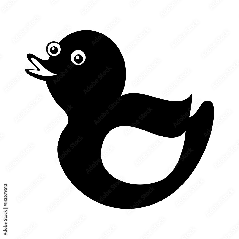 cute duck toy icon vector illustration design cute duck toy icon vector illustration design