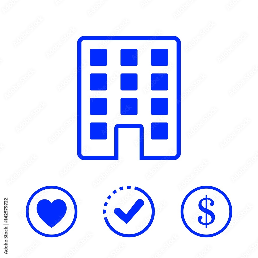 hotel icon stock vector illustration flat design hotel icon stock vector illustration flat design