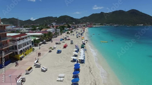 Great bay beach sxm view from above photo