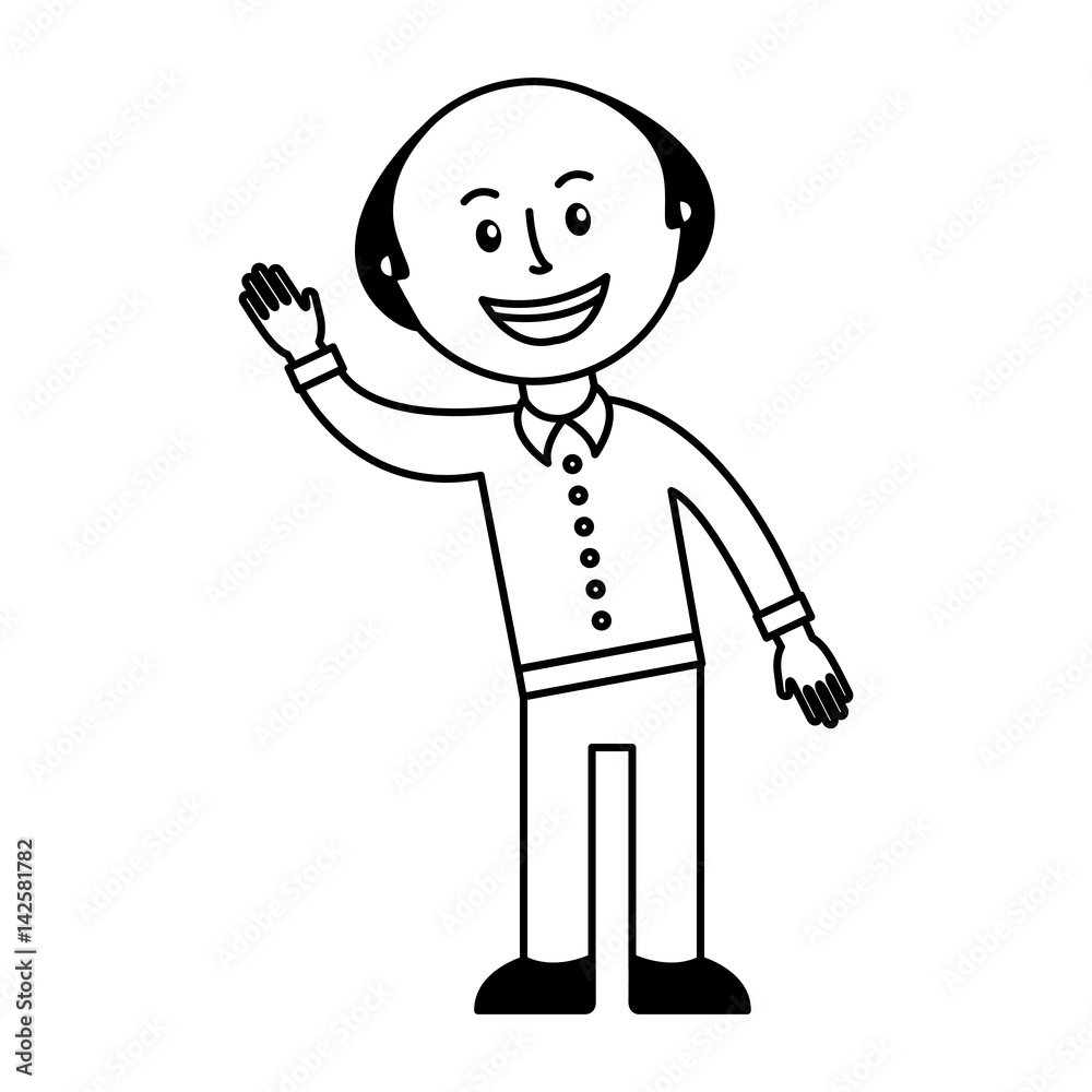 grandfather avatar character icon vector illustration design grandfather avatar character icon vector illustration design