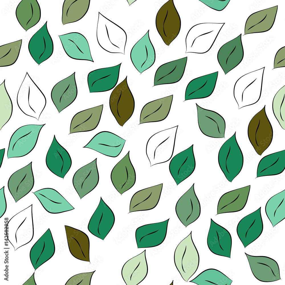 Leaf seamless pattern Leaf seamless pattern