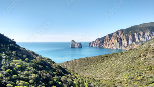 Schilderij op canvas Trekking Pan di Zucchero, Sardegna