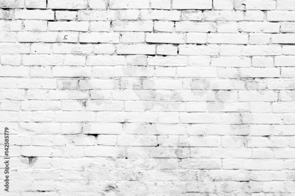 Fototapeta premium Brick texture with scratches and cracks