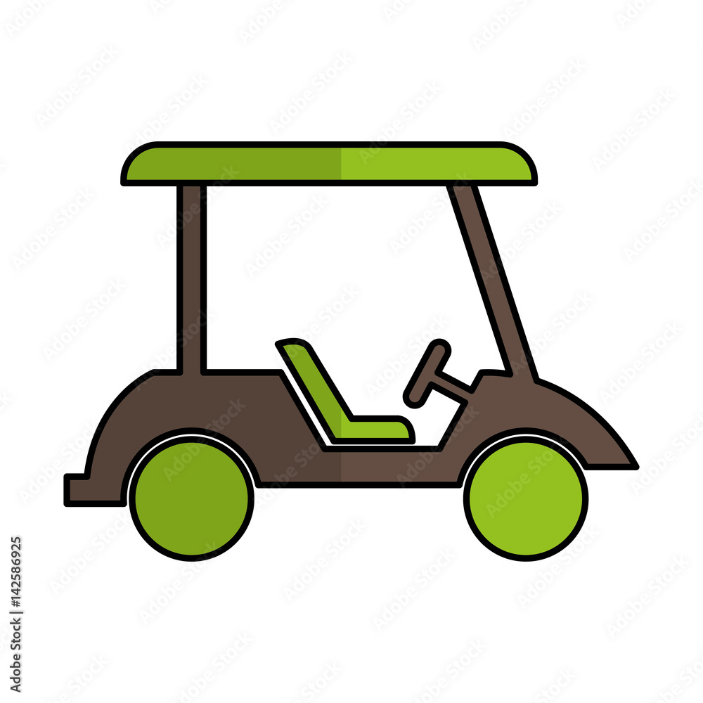 golf cart isolated icon vector illustration design golf cart isolated icon vector illustration design