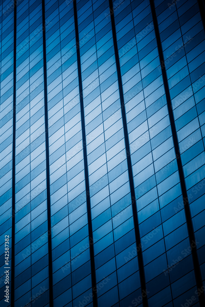 Urban abstract - windowed corner of office building Urban abstract - windowed corner of office building
