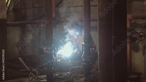 Welder works