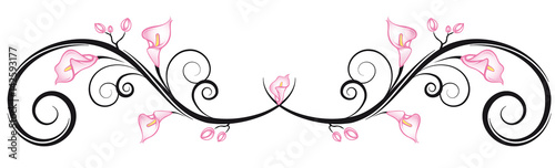 stationery Lily letterhead Wall tattoo