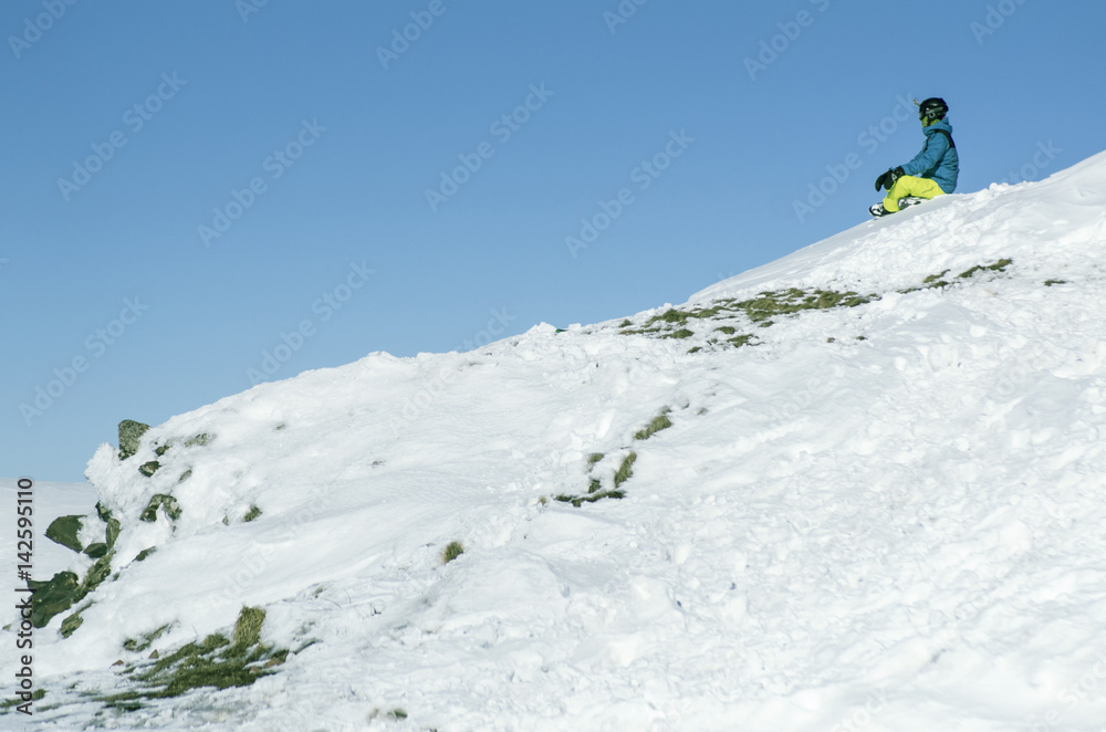 Snowy mountains, activity,  alpine,  alps,  beautiful,  blue,  cold