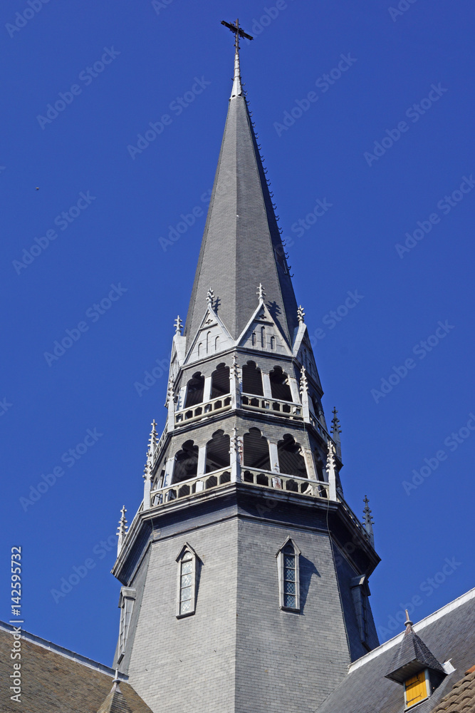 Turm der Gouwekerk in GOUDA ( Niederlande )