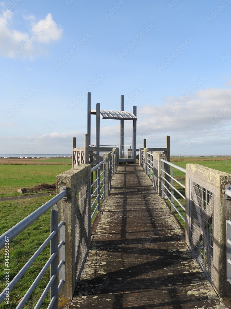 Obraz premium Charente-Maritime - Marsilly - panoramae sur la Baie de l'Aiguillon