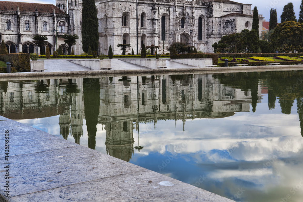 Obraz premium Jeronimo monastery in lisbon, portugal . unesco world heritage site