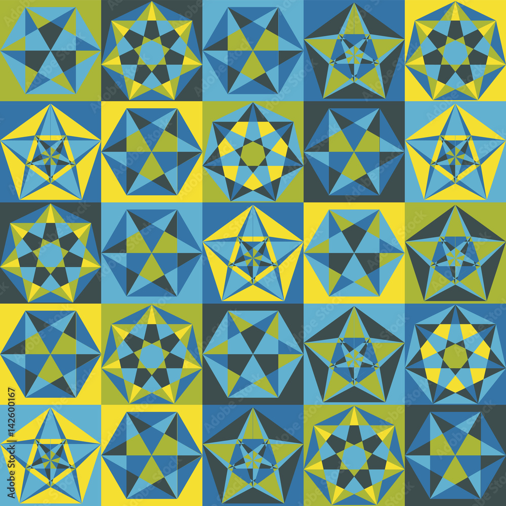 Aztec seamless pattern