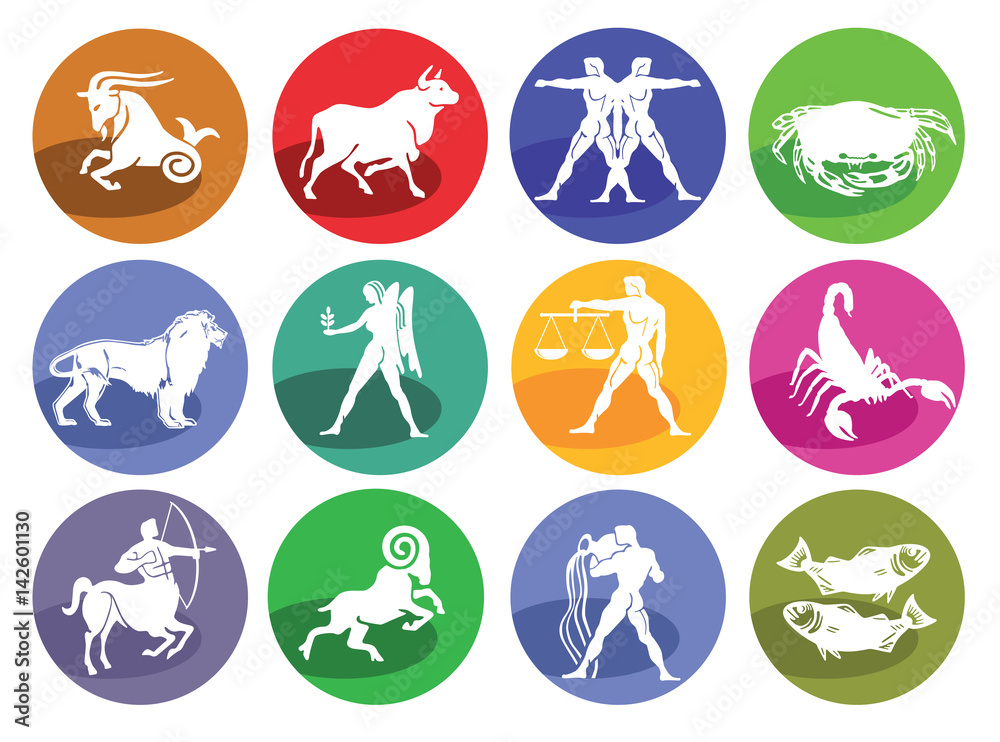 Astrologie Horoskop, icon set Astrologie Horoskop, icon set