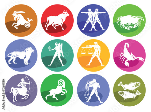 Astrologie Horoskop, icon set