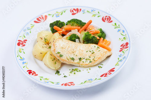 chicken with vegetables