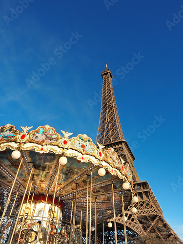 The Eiffel Tower and the Carousel