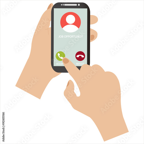 Mobile phone work call