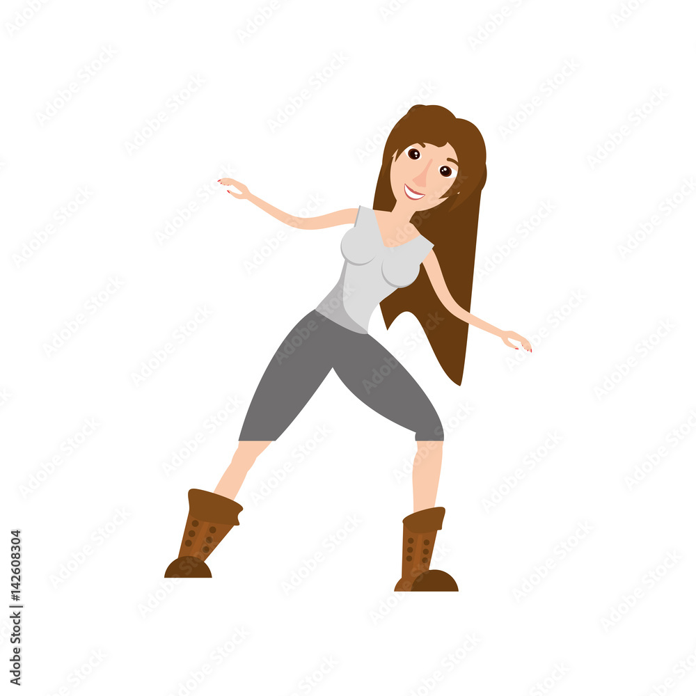 cheerful woman party celebration vector illustration eps 10 cheerful woman party celebration vector illustration eps 10