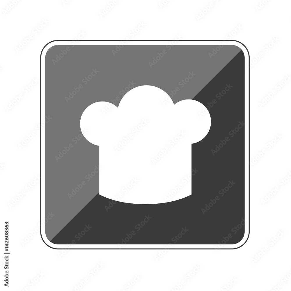 App Button schwarz reflektierend - Kochmütze Küche App Button schwarz reflektierend - Kochmütze Küche