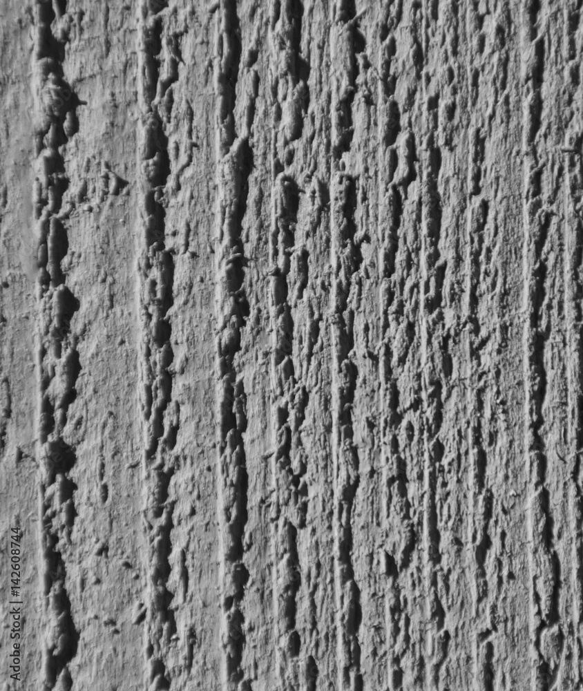Fototapeta premium background. texture Board with vertical rough stripes, black and white.