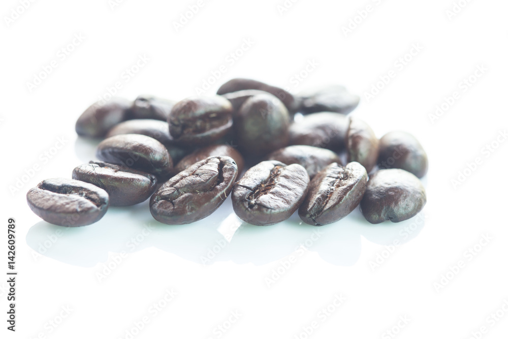 coffee bean on white background coffee bean on white background