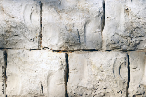 Wall of big stones