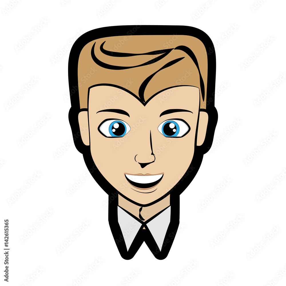 cartoon man character imagen vector illustration eps 10