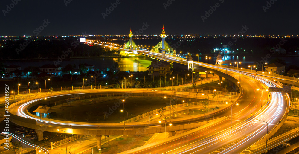 Obraz premium Charleston South Carolina Arthur Ravenel Jr. Cooper River Cable-Stay Bridge