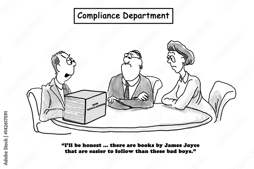business-cartoon-showing-a-new-regulations-binder-that-is-difficult